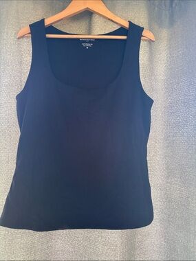 Banana Republic Women's Navy Scoop Neck sleeveless top